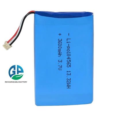104565 3.7v 3600mah Bateria Li Polymer Para Power Bank Eletrônica