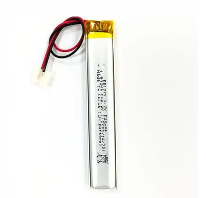 3.7v 520mah KC aprovado Li Polymer Bateria 551372 Bateria 3.7v Venda Quente Para Smart Home