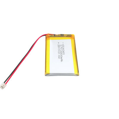 Lítio da bateria do perseguidor de Li Polymer 654060 GPS 3,7 V 2000mah