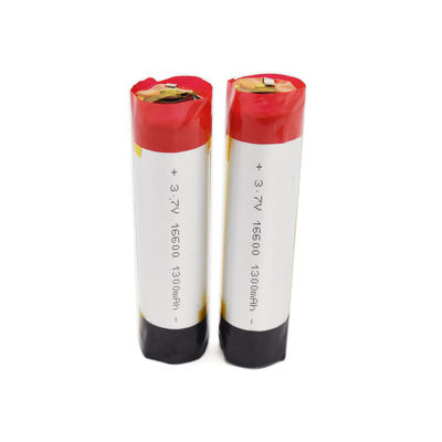 Células de bateria eletrônicas redondas do lítio do cigarro 350mAh 16600 10C 3.7v