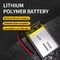 KC CB IEC62133 aprovado Bateria recarregável Lipo 3.7V 500mAh 752035