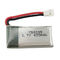 Dispositivo da taxa alta 752035 3.7V 400mAh Li Polymer Battery For Beauty do KC