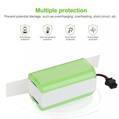 comprar 14.8V 3000mAh 18650 Bateria de íons de lítio com 800 ciclos de vida para varredoras e eletrônicos Fabricação em linha