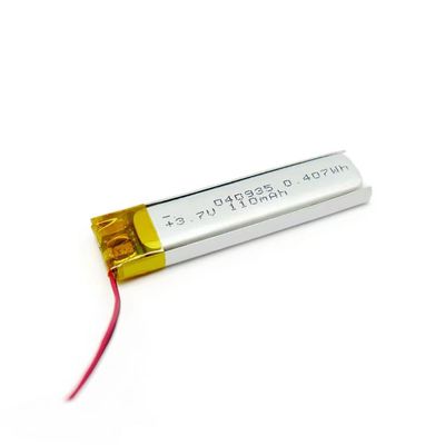 comprar 400935 3,7V 80mAh Bateria pequena de polímero de lítio IEC62133 CB KC aprovada online manufacture