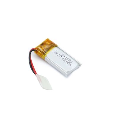 comprar o bloco KC IEC62133 da bateria do polímero do lítio de 3.7V 40mAh 301020 aprovou online manufacture