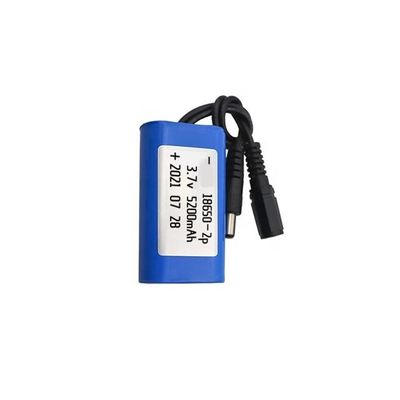 comprar bateria de lítio 5200mah recarregável, 18650 2P 3.7V Li Ion Battery Pack online manufacture