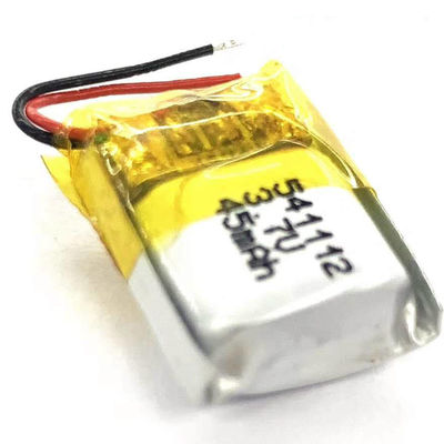 buy Bateria pequena de polímero de lítio de 45mAh 3,7V com vida útil de 500 ciclos para fones de ouvido e dispositivos inteligentes Fabricação em linha