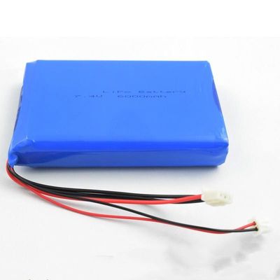 comprar IEC62133 KC Certificado 7.4V 6000mAh Lithium Polymer Battery Pack para aparelho de beleza Fabricação em linha