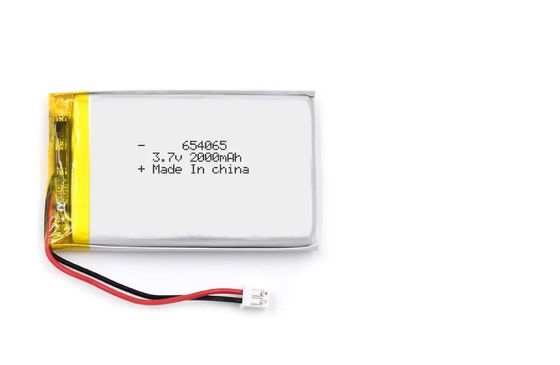 comprar Bloco alto da bateria de Lipo da descarga, 654065 bateria do polímero do lítio de 3.7v 2000mAh 7.4Wh online manufacture