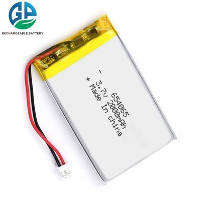comprar Lítio Ion Battery Pack Rechargeable 3.7V KC de Lipo 654065 2000mAh 7.4Wh online manufacture