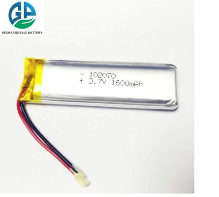 buy KC 1600mAh 102070 3.7V Bateria de Lítio Polímero Bateria recarregável Li-Po Fabricação em linha