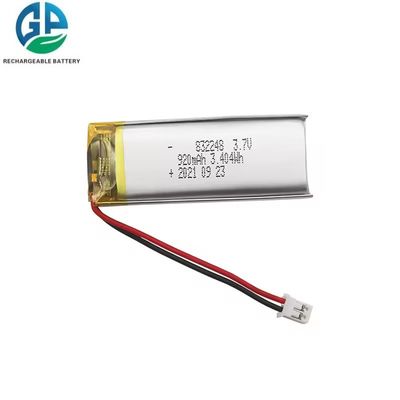 comprar Bateria recarregável de 3,7V 920mAh aprovada pela KC IEC62133, bateria de polímero de lítio para dispositivos de beleza online manufacture