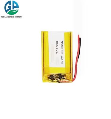 comprar Bateria de Polímero de Lítio Pequena de 3.7V 200mAh 701330 para Brinquedos Eletrônicos e Produtos de Desinfecção Portáteis Fabricação em linha