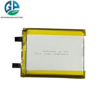 comprar Bateria de alta taxa de descarga 3.7V 3000mah 30C Max60C Bateria Lipo recarregável plana de alta capacidade 705465 online manufacture