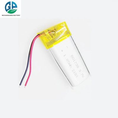comprar KC CB IEC62133 aprovado recarregável 801738 3.7V 500mAh 1.85Wh pequeno polímero online manufacture