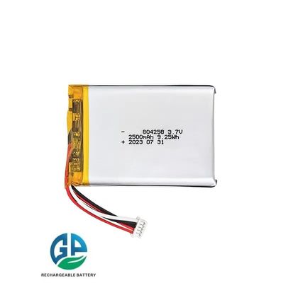 comprar KC IEC62133 Aprovado 2500mAh 3.7V Bateria de lítio polímero recarregável Lipo Bateria Pack online manufacture