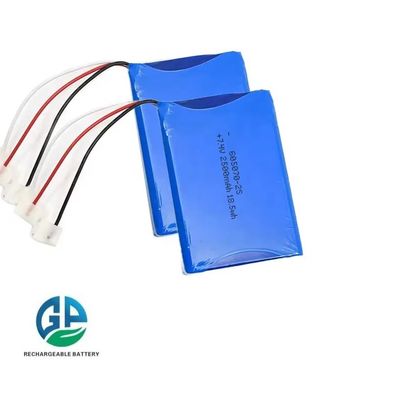 comprar KC UL 605070 7.4V 2500mah Bateria Li-Polymer Lipo Li-Ion Smart Devices Bolsa Tamanho 7.4V 2500mah Célula de bateria cilíndrica online manufacture