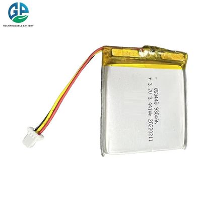 comprar Bateria de alta taxa de descarga 653440 3.7V 930Mah Bateria recarregável de íons de lítio Lipo Bateria de lítio polímero RoHS online manufacture