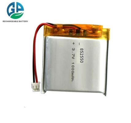comprar Bateria recarregável de alta capacidade KC Li Ion 852550 3.7V 1000mAh 3.7Wh 20C Bateria Li Polymer Bateria online manufacture