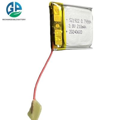 comprar Li Polymer KC Bateria recarregável Lipo 3.8v 210mAh 521922 Bateria recarregável Lipo Bateria Bolsa Célula Capacidade real Para Bluetooth online manufacture