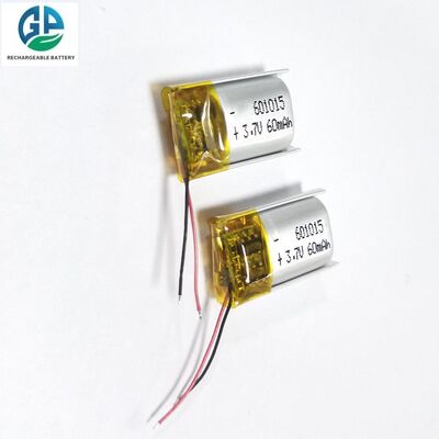 comprar Bateria de polímero de lítio 3,7V 60mAh aprovada pela KC, 601015, bateria LiPo recarregável para dispositivos de beleza online manufacture