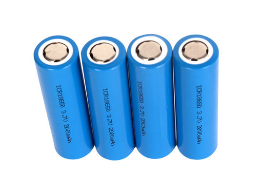 comprar 2000mAh 3C Alta taxa de descarga 18650 Bateria de íons de lítio 3.7V Recarregável 18*65mm Fabricação em linha