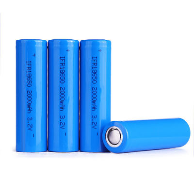 comprar Célula de Bateria LFP 18650 Certificada UN38.3 3.2V 2000mAh com Vida Útil de 2000 Ciclos para Ferramentas Solares e Elétricas Fabricação em linha