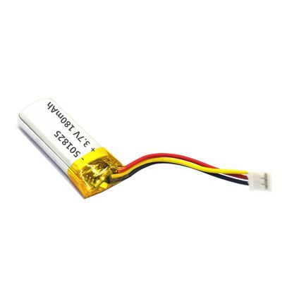 comprar Bateria de Polímero de Lítio Certificada RoHS de 3,7V e 180mAh com Vida Útil de 500 Ciclos para Caixas de Som Bluetooth Fabricação em linha