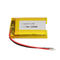 OS CB IEC62133 da bateria do polímero do lítio do de alta capacidade certificaram 103040 3.7v 1200mAh