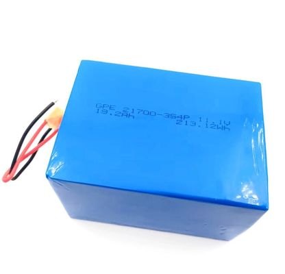 12V lítio Ion Battery, 21700 blocos da bateria recarregável de 3S4P 19.2Ah