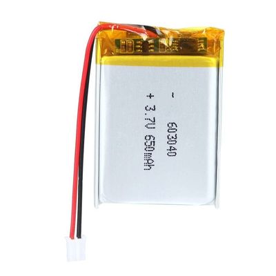 Bloco da bateria de UN38.3 Lipo, bateria do polímero do lítio de 650mah 3.7v