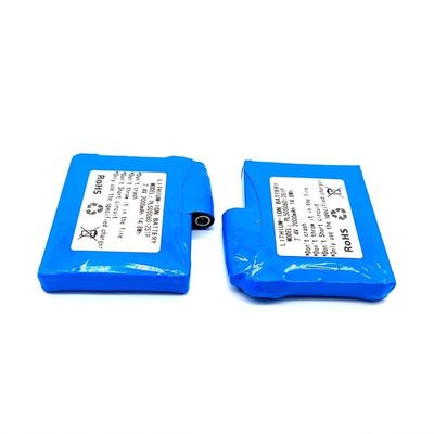 Bloco recarregável 2000Mah da bateria de lítio do de alta capacidade 7.4V