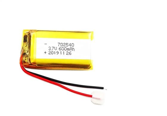 Bloco recarregável KC 3.7V 600mAh 700mAh 702540 da bateria do polímero do lítio de Lipo
