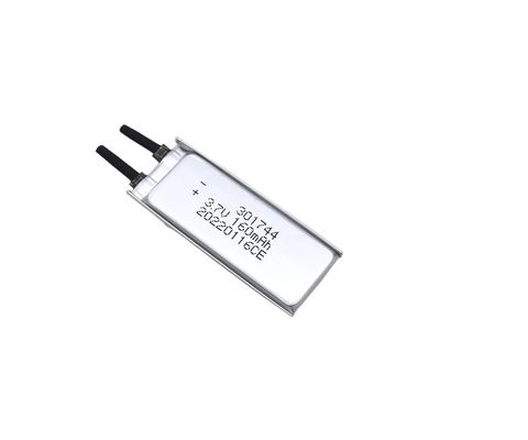 301744 dispositivo da beleza de 3.7V 160mah Li Polymer Battery Cell For