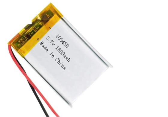 lítio Ion Battery Cell do polímero de 1800mah 3.7V Lipo, bloco lp103450 da bateria do KC Lipo