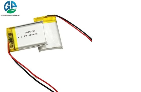 IEC62133 aprovou a bateria do polímero do lítio 600mah 3,7 da bateria 702535 de Lipo