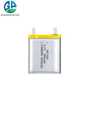 Li Ion Polymer Battery recarregável 3.7V 450mah 801520 1S 2S 3S KC aprovou