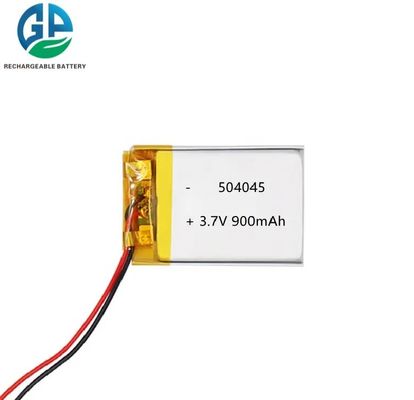 3.7V 900mAh 504045 Bateria de polímero de lítio de tamanho LiPo Bateria Pack para dispositivos de beleza