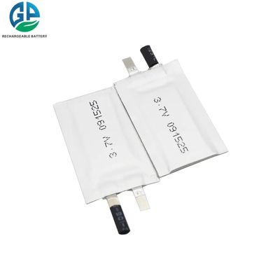 Bloco recarregável ultra fino 3.7v 15mah 091525 da bateria do polímero do lítio