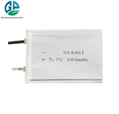 O CE KC aprovou a bateria ultra fina 014461 de 3.7v 180mah Lipo para o cartão de E