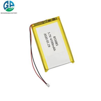 Bateria de polímero de lítio 3,7V 4100mAh com bateria de polímero de lítio recarregável com vida útil de ciclo de 500 vezes