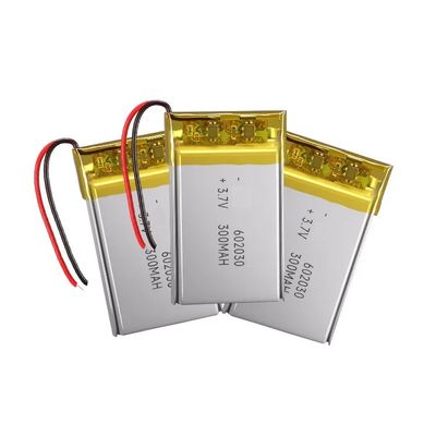 300mAh 3,7V Bateria Li Polymer com Proteção contra Curto Circuito