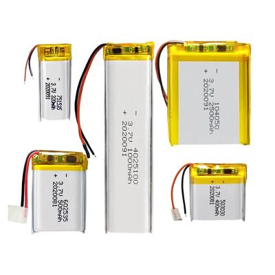 3Bateria Li-Polymer de 7 V com protecção contra sobrecarga e protecção contra curto-circuito