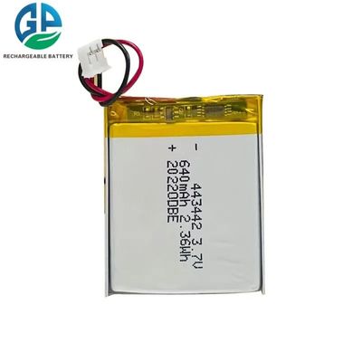 UN38.3 Certificado 3.7V 640mAh Lithium Polymer Battery Pack - Bateria LiPo recarregável para dispositivos digitais