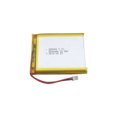 955565 Bateria de polímero de lítio de alta capacidade 3.7v 5000mah