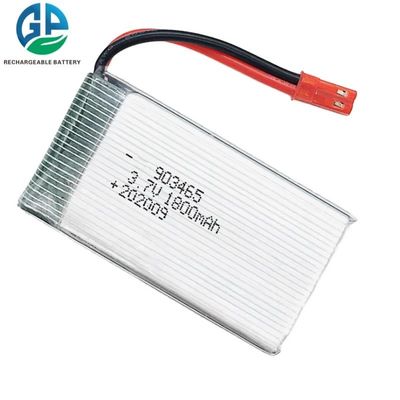 KC Certificado 1800mAh 25C taxa de descarga Li Polymer Battery Pack 3.7V Rechargeable Lipo Battery