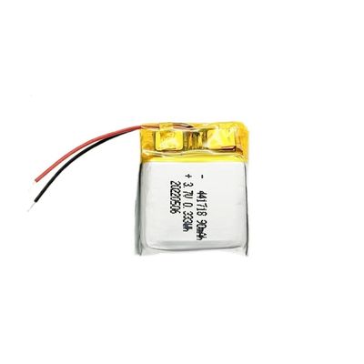 Bateria de Polímero de Lítio Recarregável Li-polímero de 3.7V 90mAh 441718 para Dispositivos Médicos