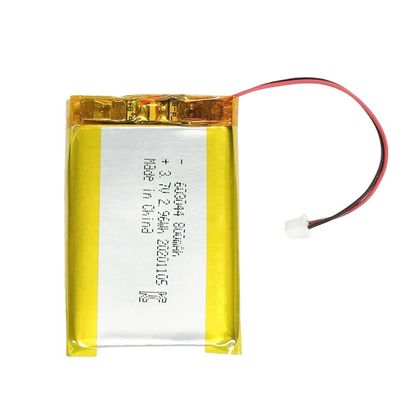 603044 Bateria recarregável 3.7V 800mAh Bateria de íon de lítio Li polímero