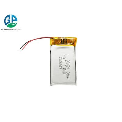 391629 3.7V 130mAh Bateria Li-Ion Polymer Para Relógio GPS Smart Watch