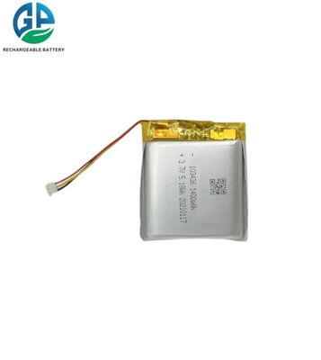 Bateria de Polímero de Lítio LiPo Recarregável de 3.7V 1400mAh com Vida Útil de 500 Ciclos para Dispositivos Digitais